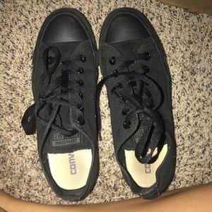 All black converse